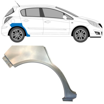 Bok delni za Opel Corsa D 2006-2015 / Desna / HATCHBACK 14575