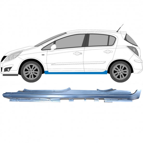 Prag za Opel Corsa 2006-2015 / Leva 6880
