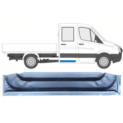 Notranji popravni panel zadnjih vrat za Volkswagen Crafter 2005-2017 / Levo = Desno (simetrično) 13747