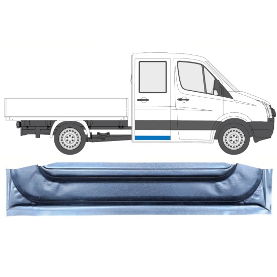 Notranji popravni panel zadnjih vrat za Volkswagen Crafter 2005-2017 / Levo = Desno (simetrično) 13747