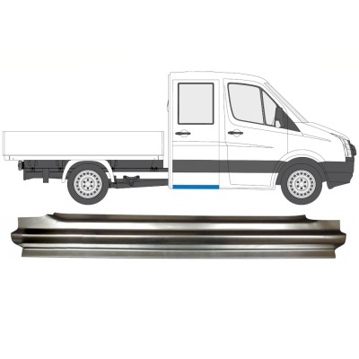 Popravni panel zadnjega praga za Volkswagen Crafter 2005-2017 / Desna 15514