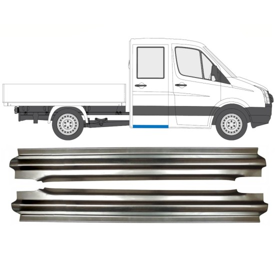 Popravni panel zadnjega praga za Volkswagen Crafter 2005-2017 / Levo+Desno / Komplet 15516