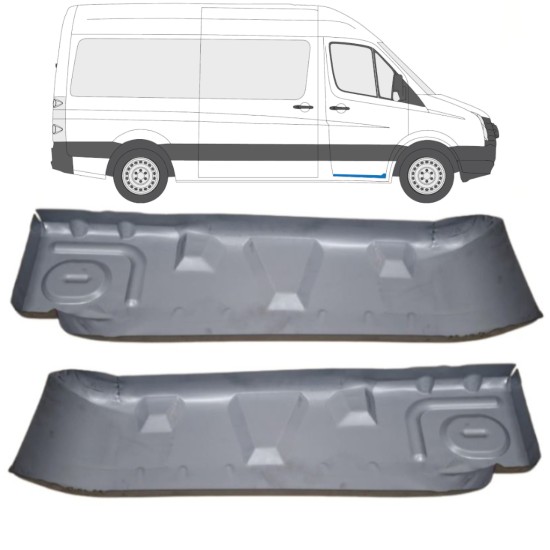 Vstopna stopnica popravni del za Volkswagen Crafter 2005-2017 / Levo+Desno / Komplet 15544