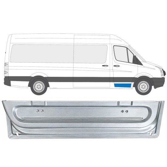 Notranji popravni panel sprednjih vrat za Volkswagen Crafter 2005-2017 / Desna 17056