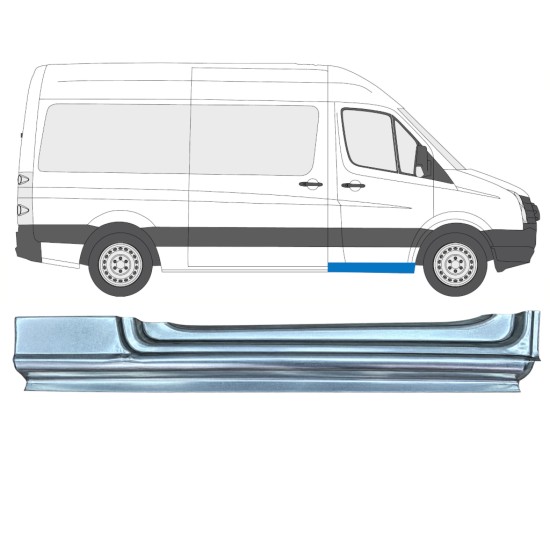 Popravni panel praga sprednjih vrat za Volkswagen Crafter 2005-2017 / Desna 17271