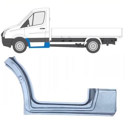 Popravni panel sprednjega blatnika in praga za Volkswagen Crafter 2005-2017 / Leva 13839