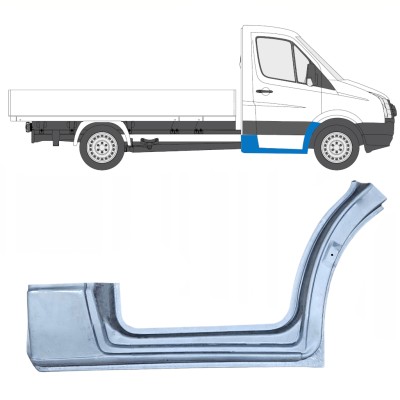 Popravni panel sprednjega blatnika in praga za Volkswagen Crafter 2005-2017 / Desna 13838