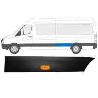Obloga stranskega dela zadnjega blatnika z lučjo za Volkswagen Crafter 2005-2017 / Leva / Komplet 13994