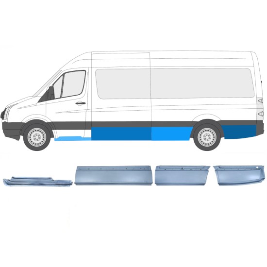 Set popravnih panelov za Volkswagen Crafter 2005-2017 / Leva / 14505