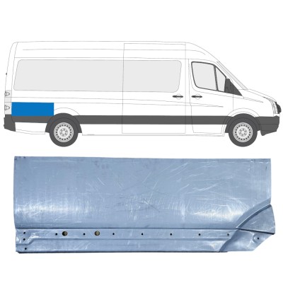 Popravni panel zadnjega dela zadnjega blatnika za Volkswagen Crafter 2005-2017 / Desna 13894