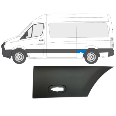 Obloga stranskega dela zadnjega blatnika za Volkswagen Crafter 2005-2017 / Leva 13823