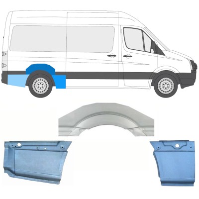 Bok delni za Volkswagen Crafter 2005-2017 / Desna / Komplet 13941