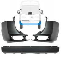 Zadnji odbijač za Volkswagen Crafter 2005-2017 / Komplet 15554