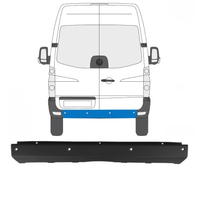 Zadnji odbijač z PDC za Volkswagen Crafter 2005-2017 15551
