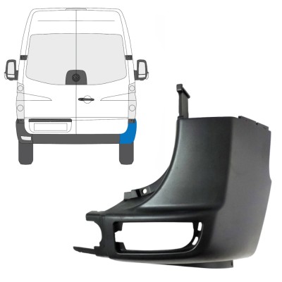Vogal zadnjega odbijača za Volkswagen Crafter 2005-2017 / Desna 15548