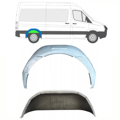 Bok delni notranji za Volkswagen Crafter 2005-2017 / Desna / Komplet 14321