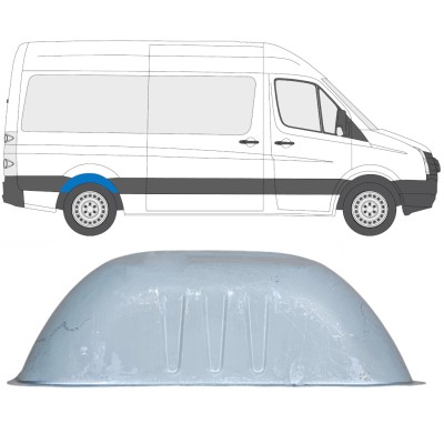 Popravni panel loka zadnjega kolesa za Volkswagen Crafter 2005-2017 / Levo = Desno (simetrično) 13612