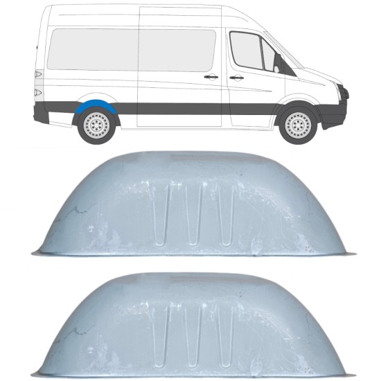 Popravni panel loka zadnjega kolesa za Volkswagen Crafter 2005-2017 / Komplet 14283