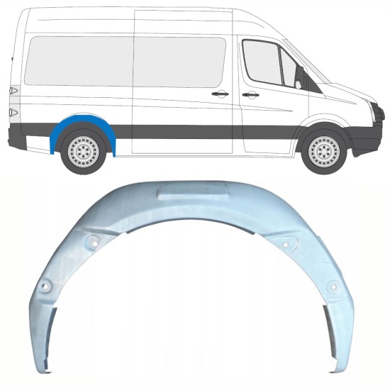Bok delni notranji za Volkswagen Crafter 2005-2017 / Desna 13897