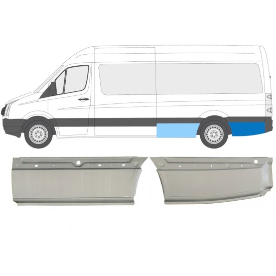 Bok delni za Volkswagen Crafter 2005-2017 / Leva / Komplet 14127