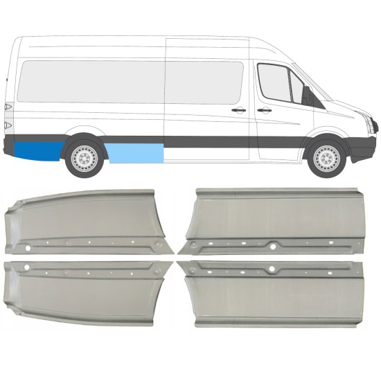 Bok delni za Volkswagen Crafter 2005-2017 / Komplet 14486