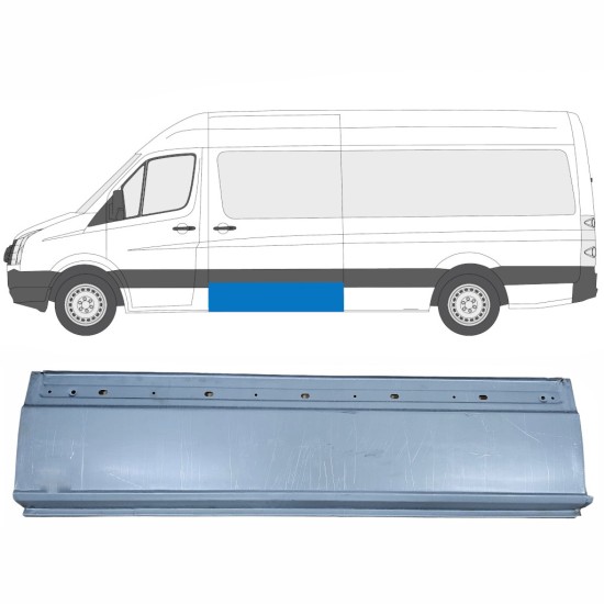Popravni stranski panel za Volkswagen Crafter 2005-2017 / Leva 13502