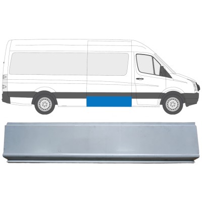 Reparaturni del stranske plošče za Volkswagen Crafter 2005-2017 / Levo = Desno (simetrično) 13972