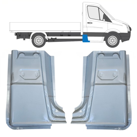 Popravni panel zadnjega vogala za Volkswagen Crafter 2005-2017 / Levo+Desno / Komplet 15504