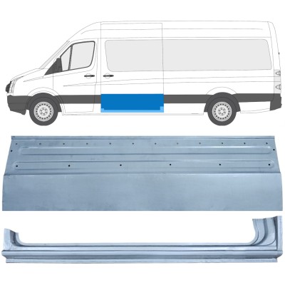 Popravni panel drsnih vrat in praga za Volkswagen Crafter 2005-2017 / Leva / Komplet 14318