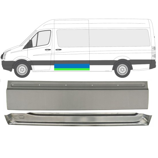 Popravni panel drsnih vrat za Volkswagen Crafter 2005-2017 / Leva / Komplet 14198