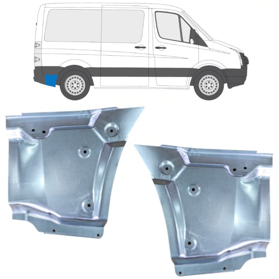 Bok delni za Volkswagen Crafter 2005-2017 / Levo+Desno / Komplet 15523
