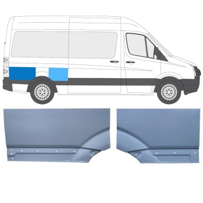 Bok delni za Volkswagen Crafter 2005-2017 / Desna / Komplet 15522