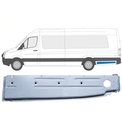 Notranji popravni panel zadnjega blatnika za Volkswagen Crafter 2005-2017 / Leva 14376