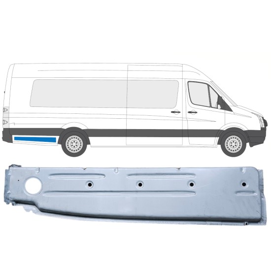 Notranji popravni panel zadnjega blatnika za Volkswagen Crafter 2005-2017 / Desna 14375