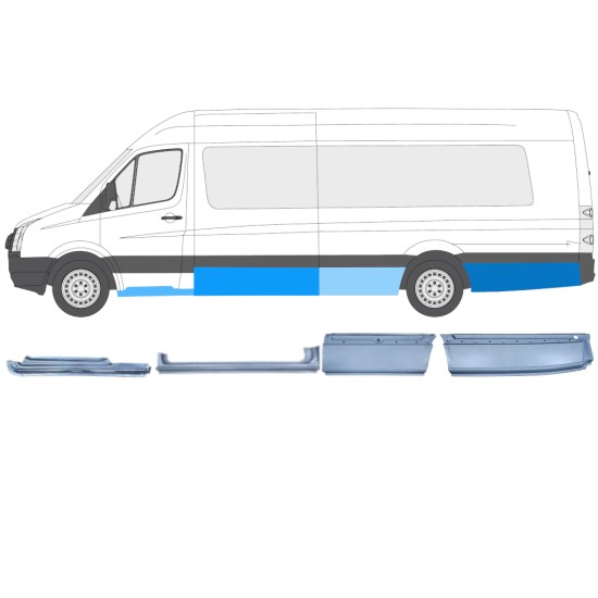 Set popravnih panelov za Volkswagen Crafter 2005-2017 / Leva / 14507