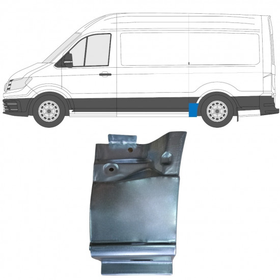 Bok delni za Volkswagen Crafter / MAN THE 2017- / MWB / Leva 11602