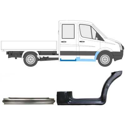 Set popravnih panelov za Volkswagen Crafter 2005-2017 / Desna / 15538