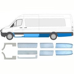 Set popravnih panelov za Volkswagen Crafter 2005-2017 / Levo+Desno / 15540