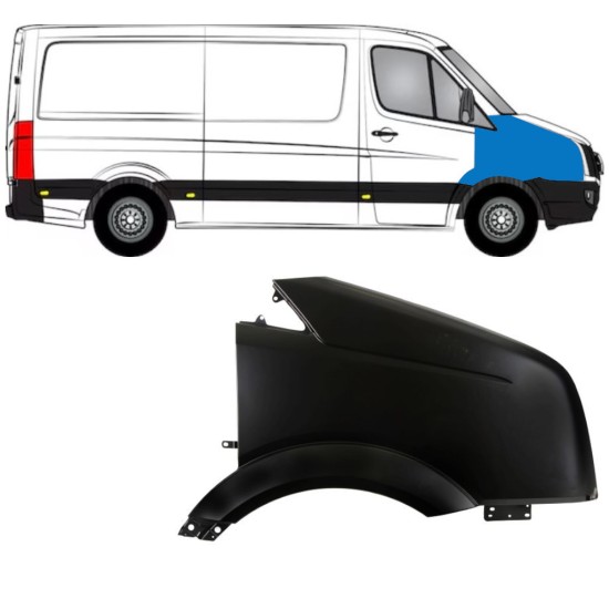 Sprednji blatnik za Volkswagen Crafter 2005-2017 / Desna 15352