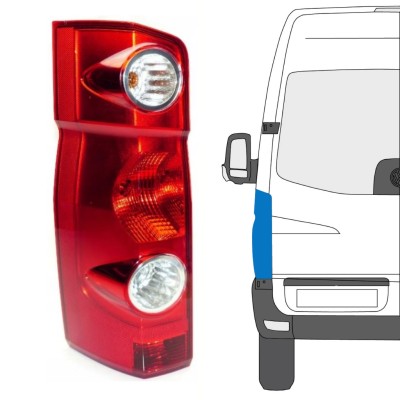 Zadnja luč za Volkswagen Crafter 2005-2017 / Leva 15573