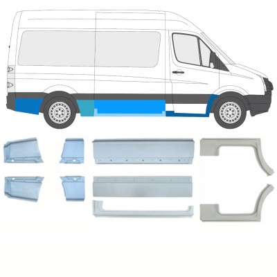 Set popravnih panelov za Volkswagen Crafter 2005-2017 / Levo+Desno / 15541