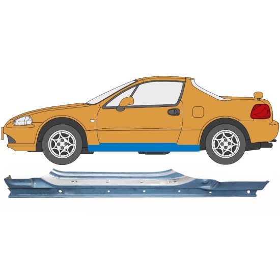Prag za Honda Civic Del Sol 1992-1998 / Leva 6184