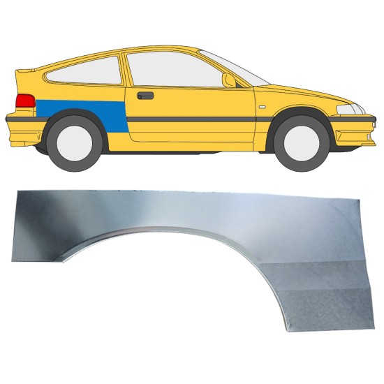 Bok delni za Honda CRX 1987-1992 / Desna 16337