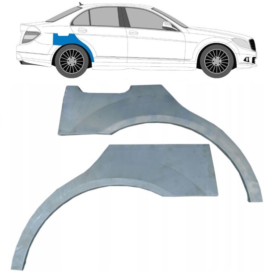 Bok delni za Mercedes C-Class W204 2007-2014 / Levo+Desno / Komplet 10410