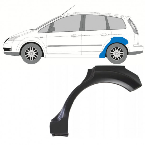 Bok delni za Ford Focus C-MAX 2003-2007 / Leva 7691