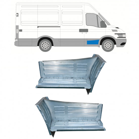 Popravni panel sprednje stopnice za Iveco Daily 1999-2006 / Levo+Desno / Komplet 10607