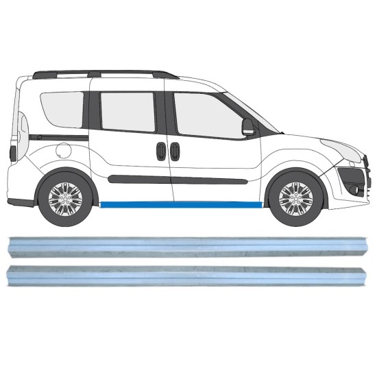 Prag za Fiat Doblo 2010-2022 / Levo+Desno / Komplet 15361