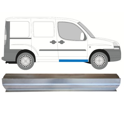 Popravni panel praga sprednjih vrat za Fiat Doblo 2001-2010 / Levo = Desno (simetrično) 14621
