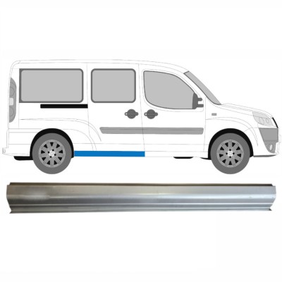 Popravni panel zadnjega praga za Fiat Doblo 2001-2010 / Levo = Desno (simetrično) 14623