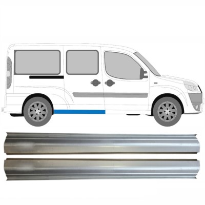 Popravni panel zadnjega praga za Fiat Doblo 2001-2010 / Levo+Desno / Komplet 14624